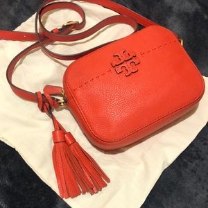 Tory Burch Red Mini Crossbody Bag